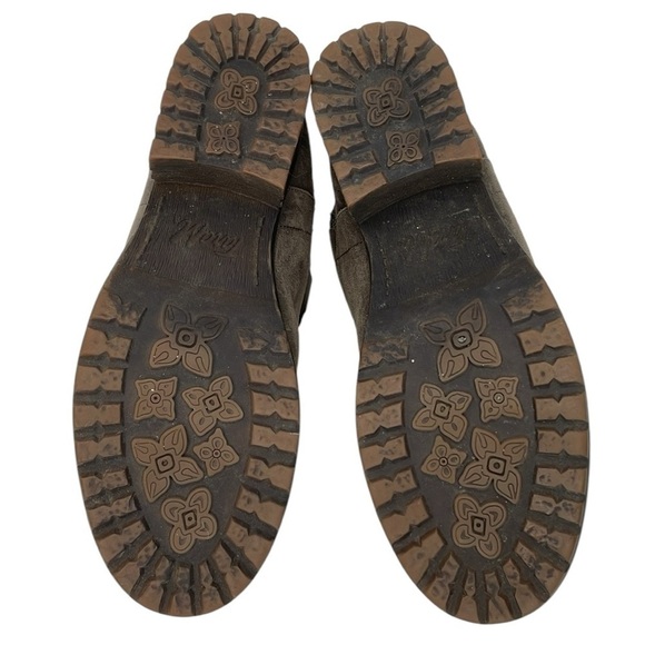 Tara M Boots Women's 10 Brown Leather Taya Midi Calf Boot Southwest Fabric Print - Picture 11 of 14